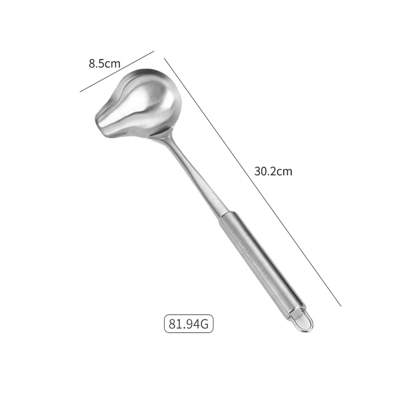 Duck Mouth Stainless Steel Soup Ladle - Stylish & Durable Kitchen Tool