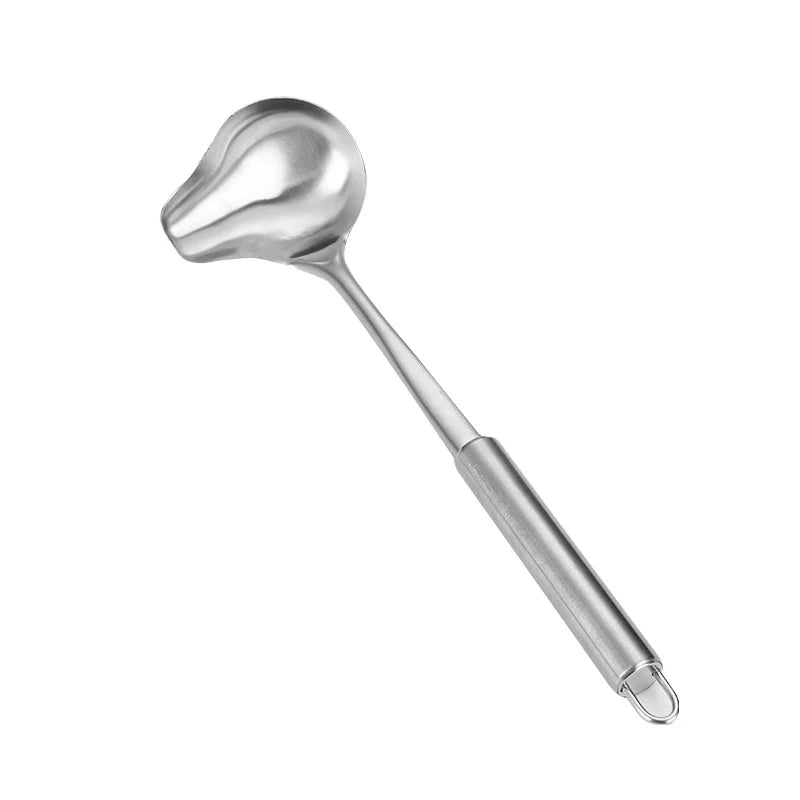Duck Mouth Stainless Steel Soup Ladle - Stylish & Durable Kitchen Tool