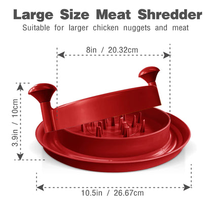 Manual Chicken Shredder Machine - Food Alternate to Bear Claws, for Pulled Pork, Beef and Chicken