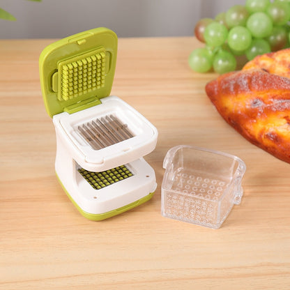 10-in-1, 8 Blade Vegetable Slicer, Onion Mincer Chopper, Vegetable Chopper, Cutter, Dicer, Egg Slicer with Container